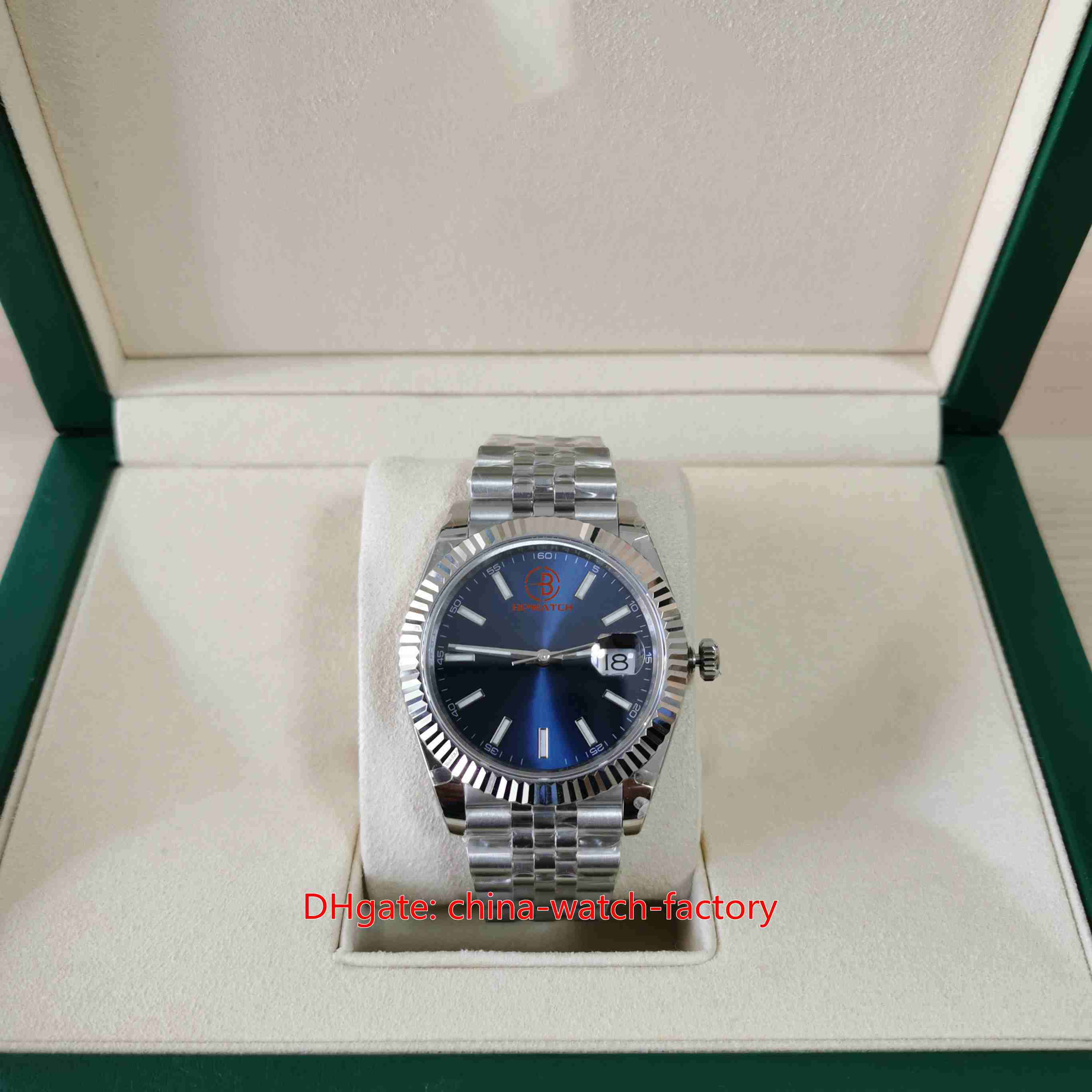 BP Factory Mens Watch BPF 41mm 126333 126334 40mm 228235 228238 President Sapphire LumiNova Watches Asia 2813 Movement Mechanical Automatic Men's Wristwatches
