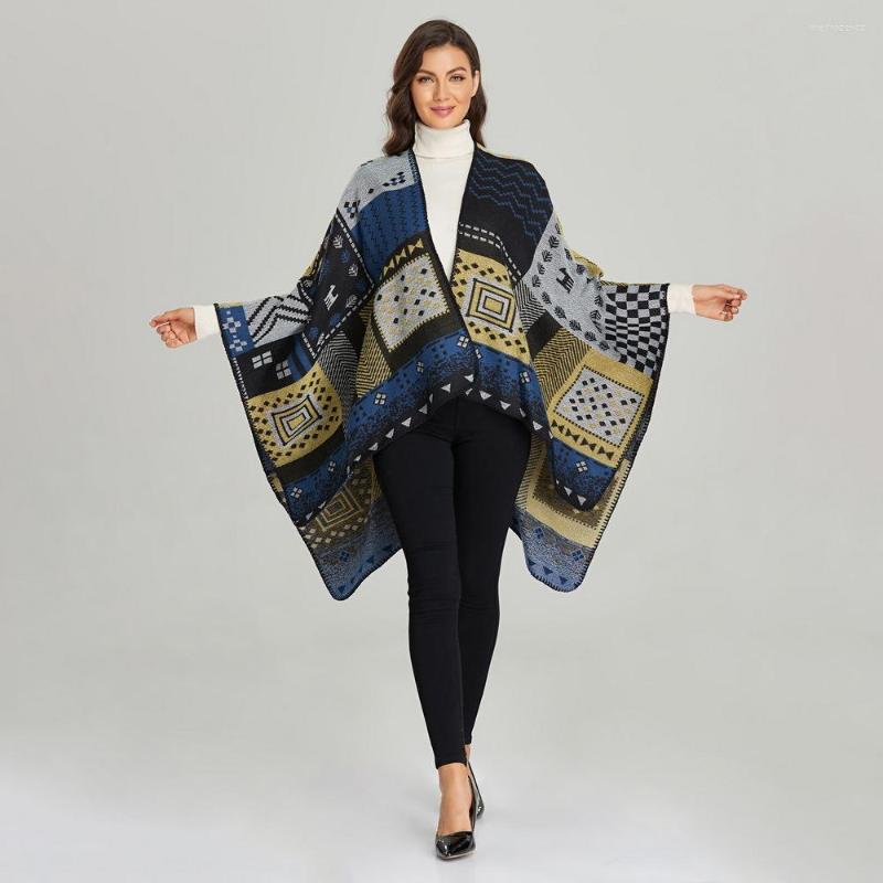 Scarves 130X170cm Winter Women Retro Geometric Jacquard Large Ponchos Female Oversized Pashmina Wraps Capes Girls Thick Shawls
Scarves 130X170cm Winter Women Retro Geometric Jacquard Large Ponchos Female Oversized Pashmina Wraps Capes Girls Thick Shawls