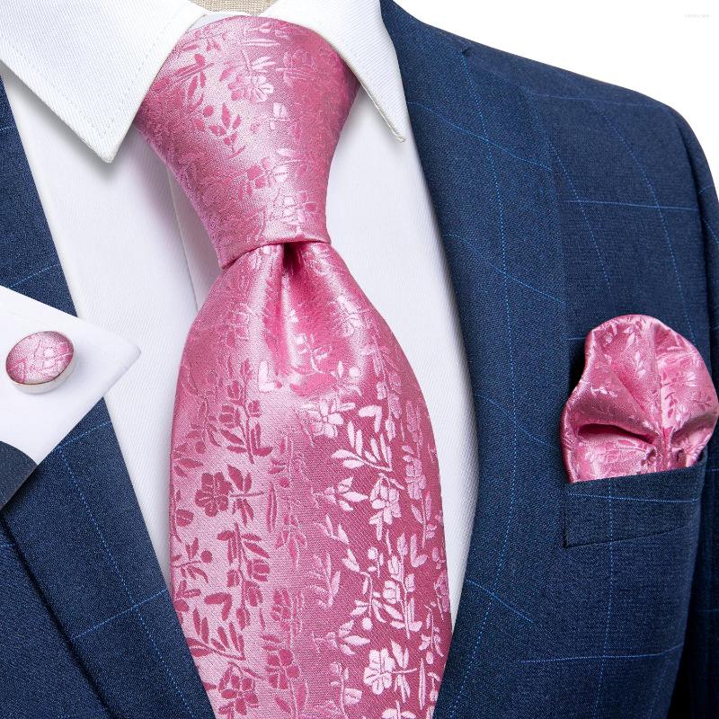 Bow Ties Men's Pink Floral Silk Necktie Business Wedding Party Tie Set Handkerchief Cufflinks Men Accessories Gift Cravat DiBanGu
Bow Ties Men's Pink Floral Silk Necktie Business Wedding Party Tie Set Handkerchief Cufflinks Men Accessories Gift Cravat DiBanGu