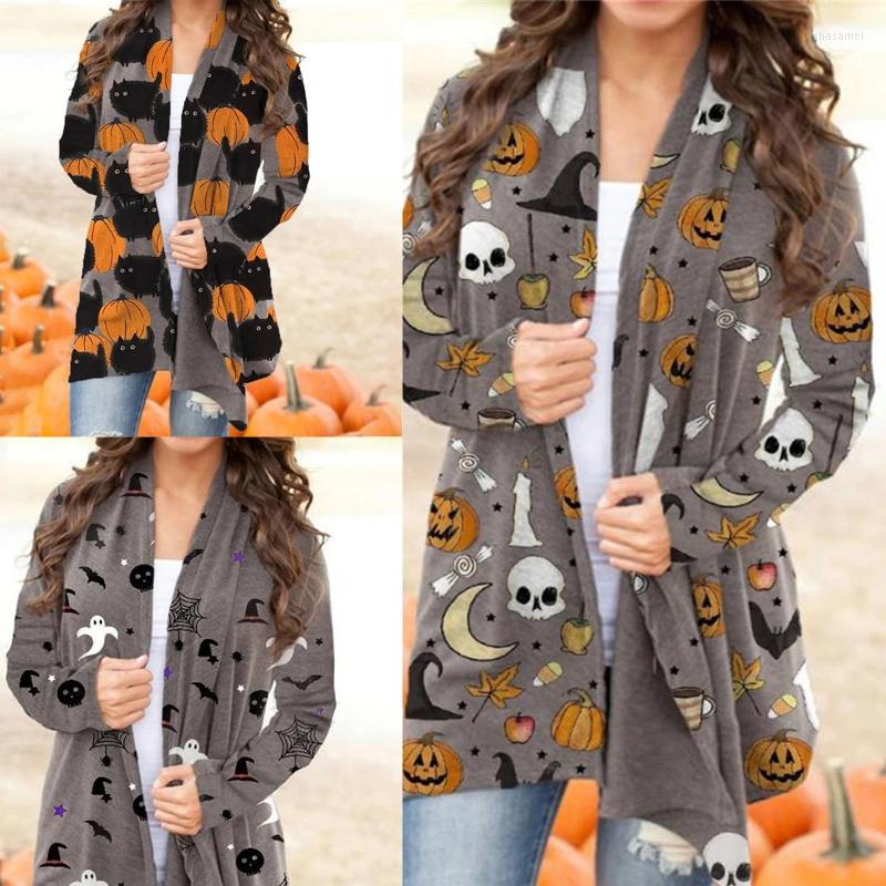 Women' Trench Coats 2022 Women' Halloween Pumpkin Cardigans Long Sleeves Open Front Outwear Coat Lightweight Knit Sweaters Tops For, Gray
Women' Trench Coats 2022 Women' Halloween Pumpkin Cardigans Long Sleeves Open Front Outwear Coat Lightweight Knit Sweaters Tops For, Gray