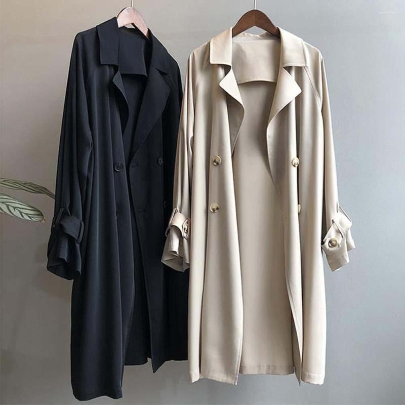 Women's Trench Coats Fashion Women's Windbreaker Casual Solid Color Coat Adult Elegant Long Sleeve Lapel Drop Women, Black
Women's Trench Coats Fashion Women's Windbreaker Casual Solid Color Coat Adult Elegant Long Sleeve Lapel Drop Women, Black