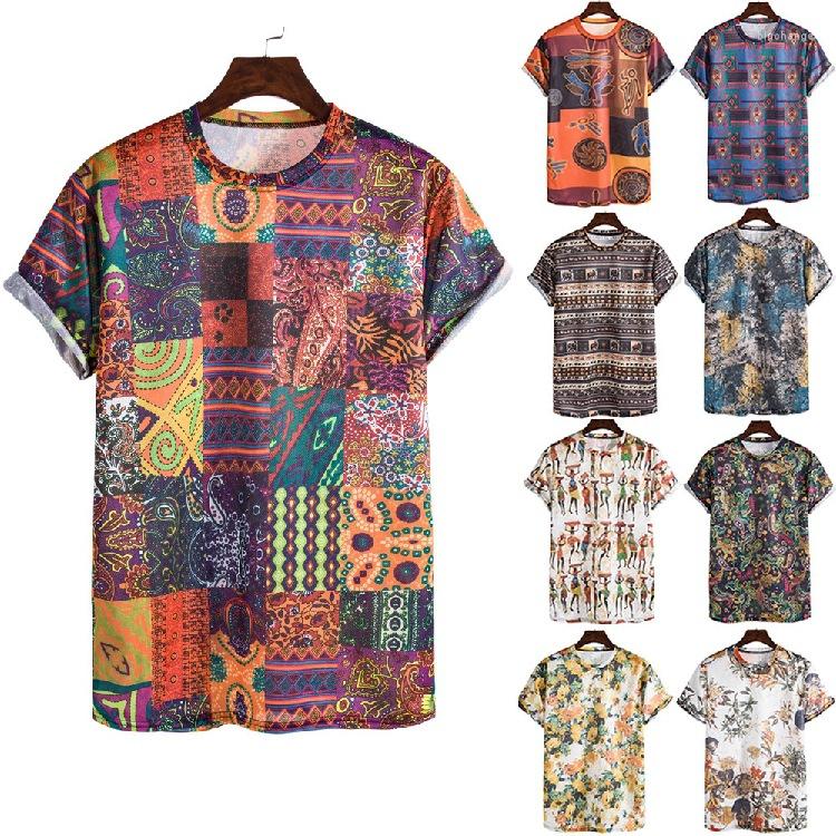 Men's T Shirts African Style Men Print Shirt Summer Ethnic Loose Breathable Slim Fit Top Camisas Para Hombre, T005
Men's T Shirts African Style Men Print Shirt Summer Ethnic Loose Breathable Slim Fit Top Camisas Para Hombre, T005