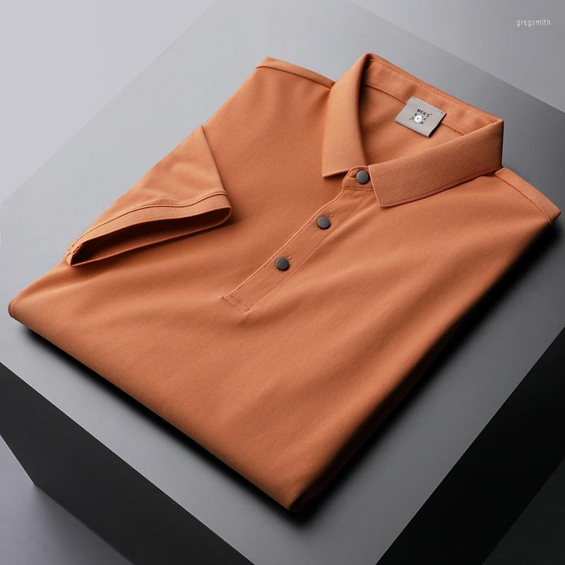 Men's Polos Summer 2022 Man Fashion Ice Silk Short Sleeve Solid Color Polo Shirt Men Slim Turn Down Collar Casual Knitted B158, Lavender
Men's Polos Summer 2022 Man Fashion Ice Silk Short Sleeve Solid Color Polo Shirt Men Slim Turn Down Collar Casual Knitted B158, Lavender