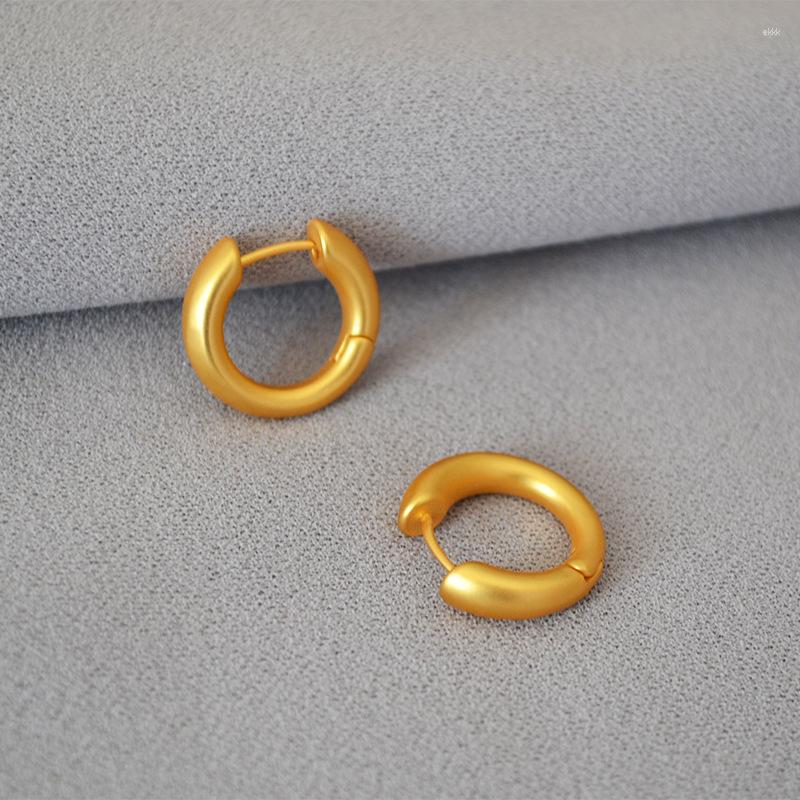 Dangle Earrings Vintage Brass Gold-plated Frosted Texture Plain Surface Small Commuter Simple Women
Dangle Earrings Vintage Brass Gold-plated Frosted Texture Plain Surface Small Commuter Simple Women