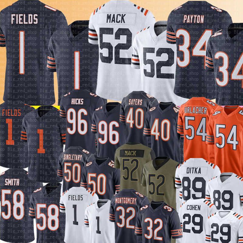 College wear 1 Justin Fields Jersey 52 Khalil Mack 34 Walter Payton 58 Roquan Smith Darnell Mooney Football Chicago''Bears''nfl''jerseys, New men {s-xxxl}
College wear 1 Justin Fields Jersey 52 Khalil Mack 34 Walter Payton 58 Roquan Smith Darnell Mooney Football Chicago''Bears''nfl''jerseys, New men {s-xxxl}