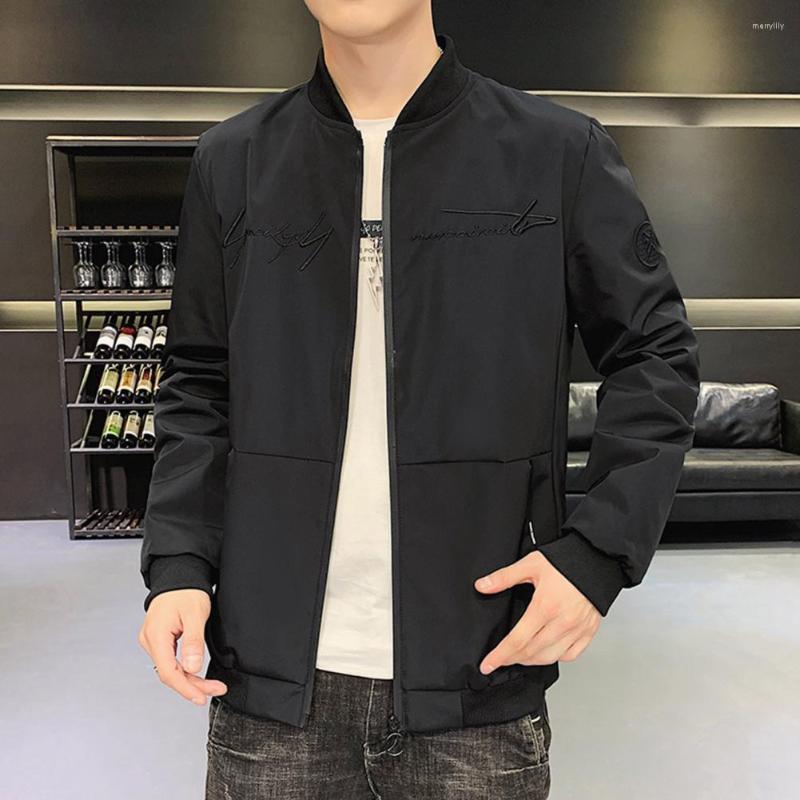 Men's Jackets Men Coat Washable Autumn Jacket Stand-up Collar All Match Durable Casual, Black
Men's Jackets Men Coat Washable Autumn Jacket Stand-up Collar All Match Durable Casual, Black