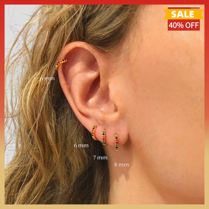 Hoop Earrings 925 Sterling Silver Colorful Zircon For Women Classic Round Pendientes Cartilage Circle Earring Jewelry Aretes
Hoop Earrings 925 Sterling Silver Colorful Zircon For Women Classic Round Pendientes Cartilage Circle Earring Jewelry Aretes