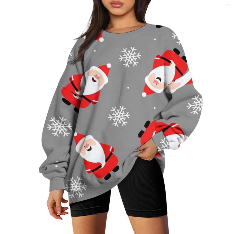 Women' Hoodies Womens Ladies Autumn Winter Christmas Print Loose Top Hoodless Pullover Sweatshirt With Pocket, Green
Women' Hoodies Womens Ladies Autumn Winter Christmas Print Loose Top Hoodless Pullover Sweatshirt With Pocket, Green