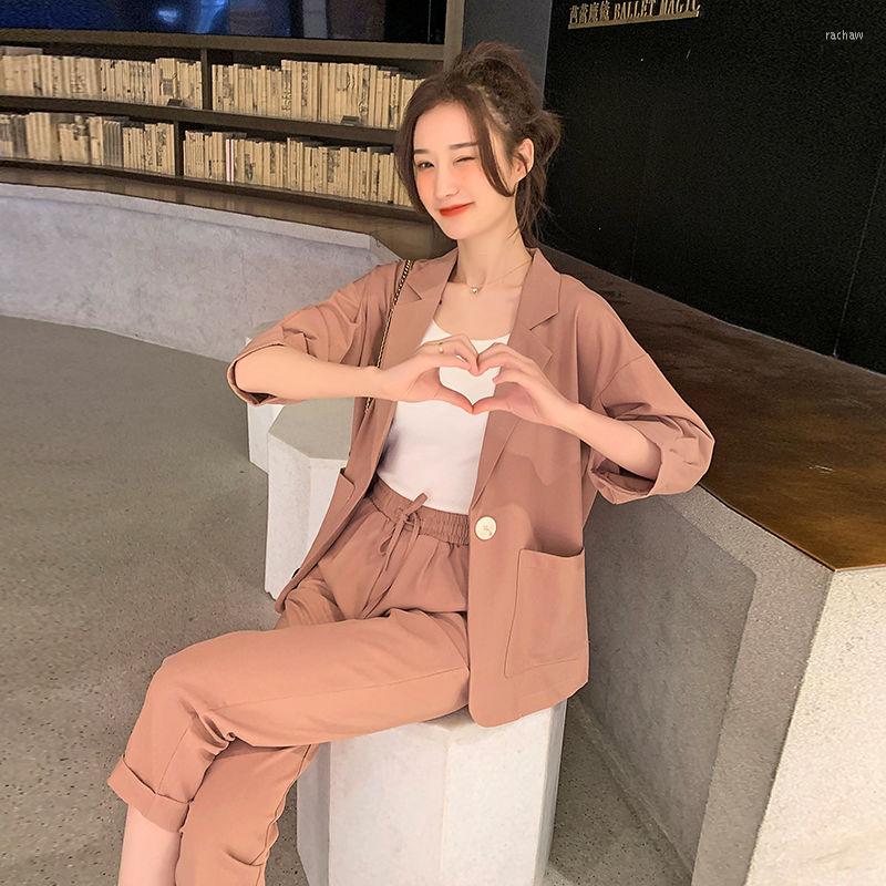 Women' Tracksuits Women' Summer And Autumn Casual Korean-Style Fashion Slimming Net Red Small Suit Jacket Clothes Two-Piece Set, Black
Women' Tracksuits Women' Summer And Autumn Casual Korean-Style Fashion Slimming Net Red Small Suit Jacket Clothes Two-Piece Set, Black