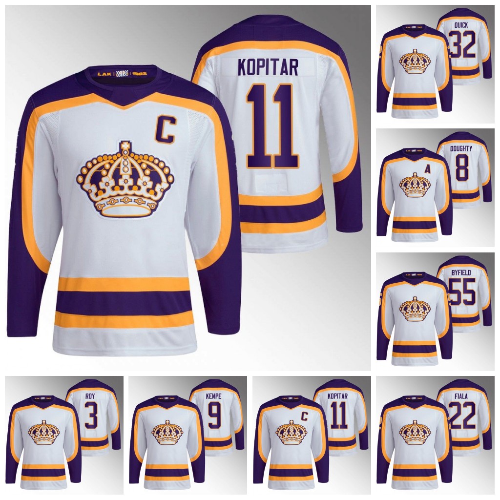 Kevin Fiala 2022-23 Reverse Retro Kings Jersey Adrian Kempe Phillip Danault Brendan Lemieux Trevor Moore Anze Kopitar Carl Grundstrom Edler Jonathan Quick, 2020 stadium series white mens s-xxxl
Kevin Fiala 2022-23 Reverse Retro Kings Jersey Adrian Kempe Phillip Danault Brendan Lemieux Trevor Moore Anze Kopitar Carl Grundstrom Edler Jonathan Quick, 2020 stadium series white mens s-xxxl
