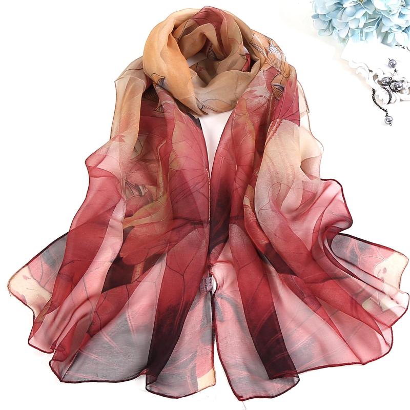 Scarves Upscale Scarf Fashion 28-color Women's Long Silk Wrap Retro Lotus Shawl Hijab Elegant Black Red Whi
Scarves Upscale Scarf Fashion 28-color Women's Long Silk Wrap Retro Lotus Shawl Hijab Elegant Black Red Whi