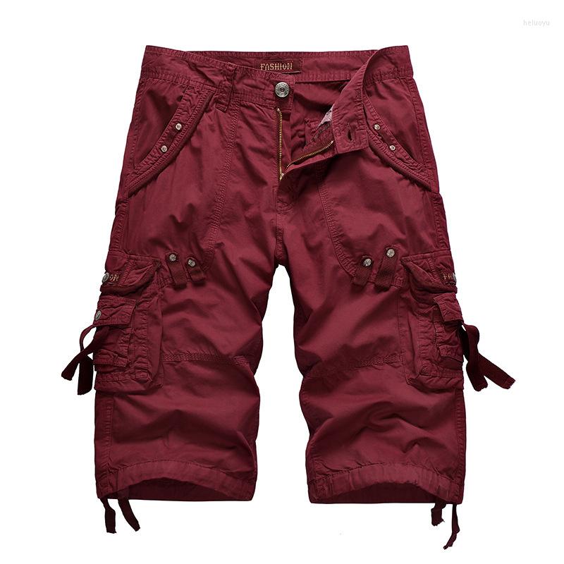 Men's Shorts 2022 Summer Cargo Short Men Casual Straight Solid Color Pure Cotton Multi-pockets Board Clothing -40, Red
Men's Shorts 2022 Summer Cargo Short Men Casual Straight Solid Color Pure Cotton Multi-pockets Board Clothing -40, Red