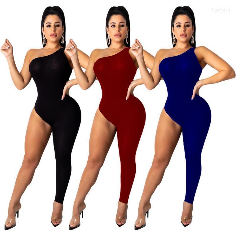 Women' Jumpsuits Asymmetric Solid Color Jumpsuit One Shoulder Sleeveless Sexy Romper Skinny Bodysuits Selling Overalls High Quality, Black
Women' Jumpsuits Asymmetric Solid Color Jumpsuit One Shoulder Sleeveless Sexy Romper Skinny Bodysuits Selling Overalls High Quality, Black
