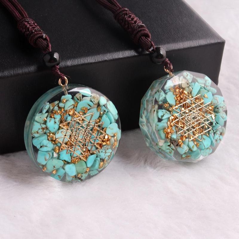 Chains Orgone Energy Pendant Necklace Natural Green Turquoises Stone Reiki Healing Meditation Pendulum Charms Jewelry
Chains Orgone Energy Pendant Necklace Natural Green Turquoises Stone Reiki Healing Meditation Pendulum Charms Jewelry