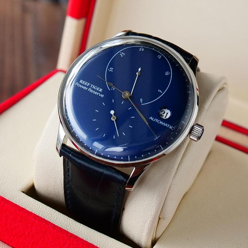Wristwatches Reef Tiger/RT Fashion Business Mens Stainless Steel Automatic Watch Blue Dial Leather Strap Waterproof Clock RGA82B0-2, Rga82b0-2-ybb
Wristwatches Reef Tiger/RT Fashion Business Mens Stainless Steel Automatic Watch Blue Dial Leather Strap Waterproof Clock RGA82B0-2, Rga82b0-2-ybb