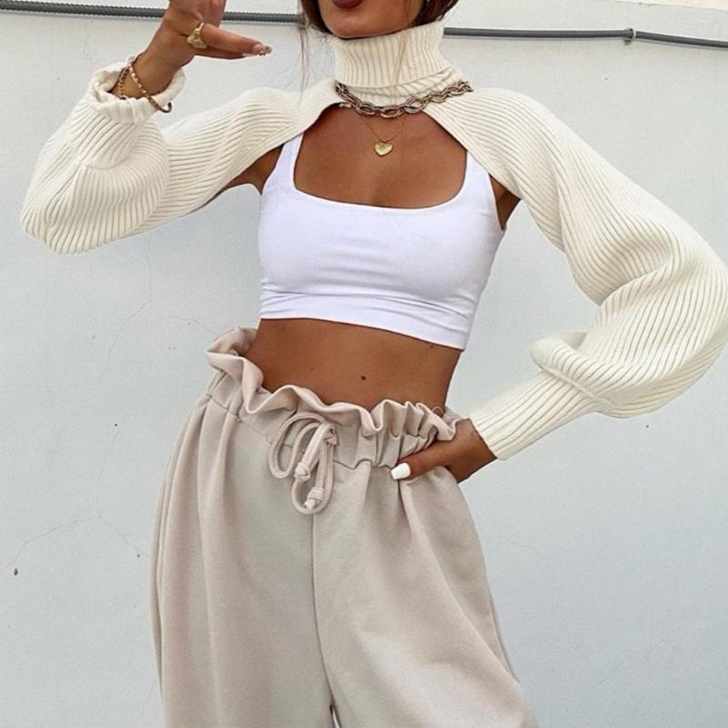 Women's Sweaters Sweet Hollow Out Knit Shrugs Women Long Sleeves Cropped Loose Smock Sweater Solid Turtleneck Chic Tops Clothes, Pink
Women's Sweaters Sweet Hollow Out Knit Shrugs Women Long Sleeves Cropped Loose Smock Sweater Solid Turtleneck Chic Tops Clothes, Pink