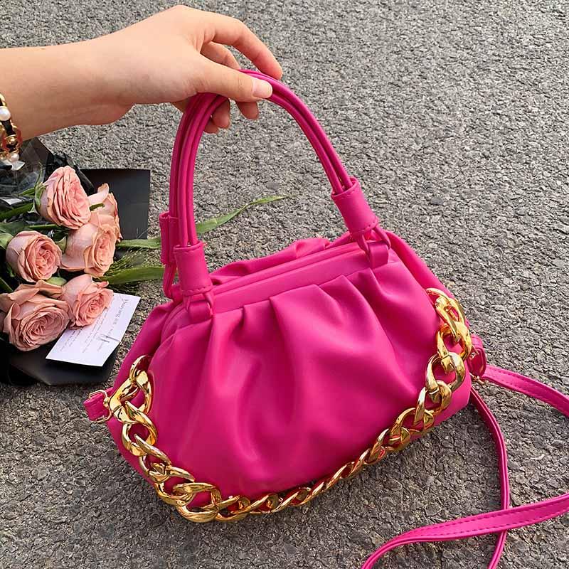 Evening Bags High Quality PU Leather Crossbody For Women 2022 Trend Luxury Designer Handbags And Purses Thick Chain Fashion Shoulder Bag, Pink
Evening Bags High Quality PU Leather Crossbody For Women 2022 Trend Luxury Designer Handbags And Purses Thick Chain Fashion Shoulder Bag, Pink