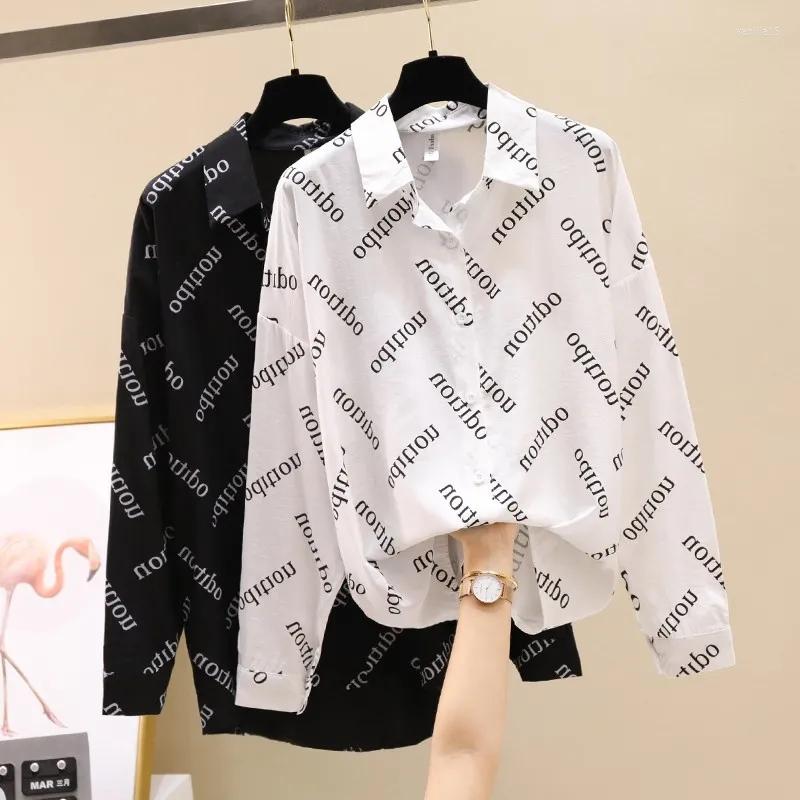Women' Blouses TSXT 2022 Korean Summer Fashion Casual Comfortable Printing Design Feeling Lapel Single-Breasted Long-Sleeve Shirt, Black
Women' Blouses TSXT 2022 Korean Summer Fashion Casual Comfortable Printing Design Feeling Lapel Single-Breasted Long-Sleeve Shirt, Black