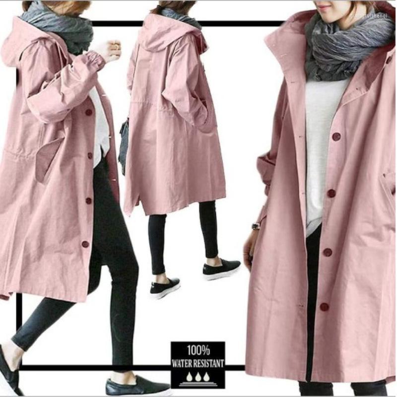 Women's Trench Coats Women Fashion Coat Female Casual Long Sleeve Hooded Medium Overcoat Loose Windbreaker Jackets Autumn Streetwear, Bu
Women's Trench Coats Women Fashion Coat Female Casual Long Sleeve Hooded Medium Overcoat Loose Windbreaker Jackets Autumn Streetwear, Bu