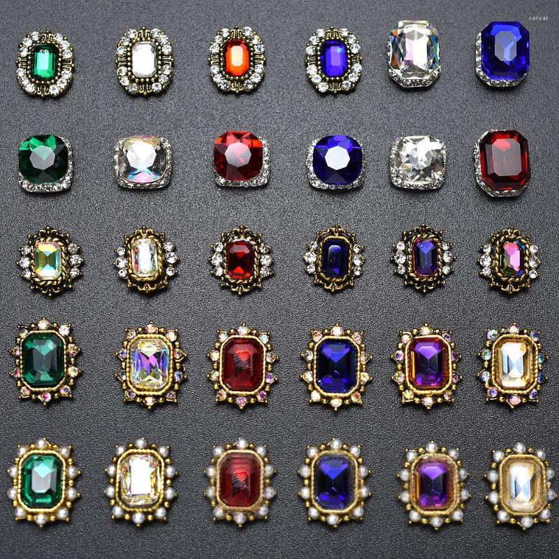 Nail Art Decorations 10PCs Antique Square Alloy 3d Rhinestone Charm Crystal Diamond Stone Strass Jewelry Accessories Arrival
Nail Art Decorations 10PCs Antique Square Alloy 3d Rhinestone Charm Crystal Diamond Stone Strass Jewelry Accessories Arrival