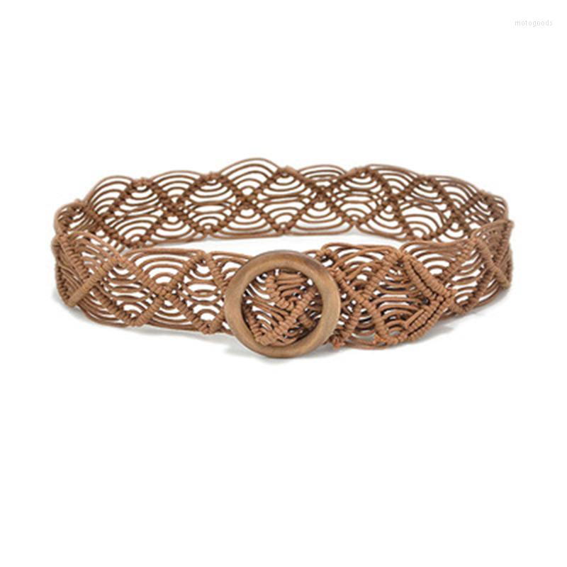 Belts Wide Bohemian For Women Lady Fashion Round Wood Buckle Woven Braided Rope Belt Female Casual Crochet Boho Dress Waistband, Black
Belts Wide Bohemian For Women Lady Fashion Round Wood Buckle Woven Braided Rope Belt Female Casual Crochet Boho Dress Waistband, Black