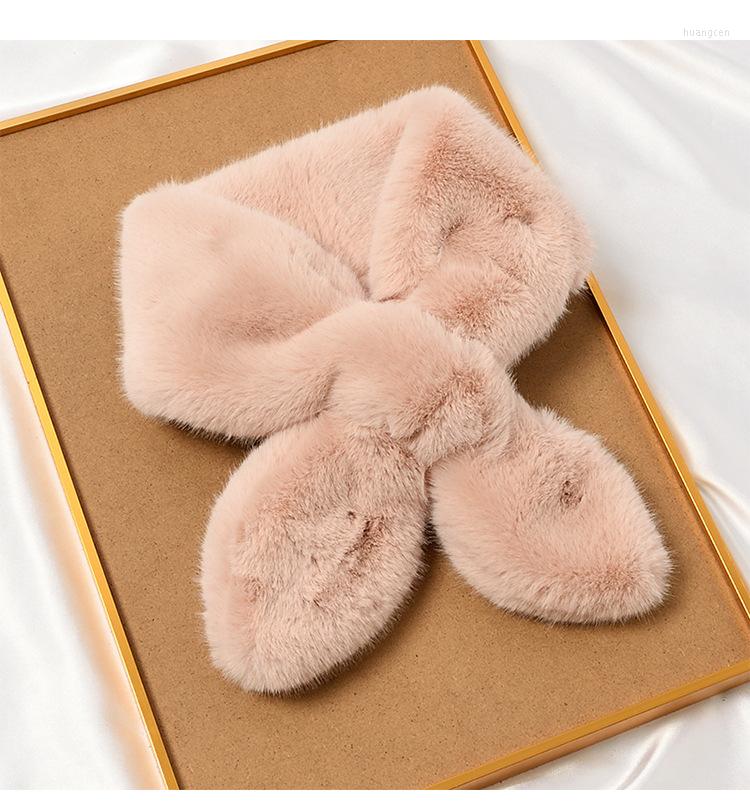 Scarves Scarf Female Autumn And Winter Fur Plush Thick Warm Solid Color Ball Cross Student D317
Scarves Scarf Female Autumn And Winter Fur Plush Thick Warm Solid Color Ball Cross Student D317