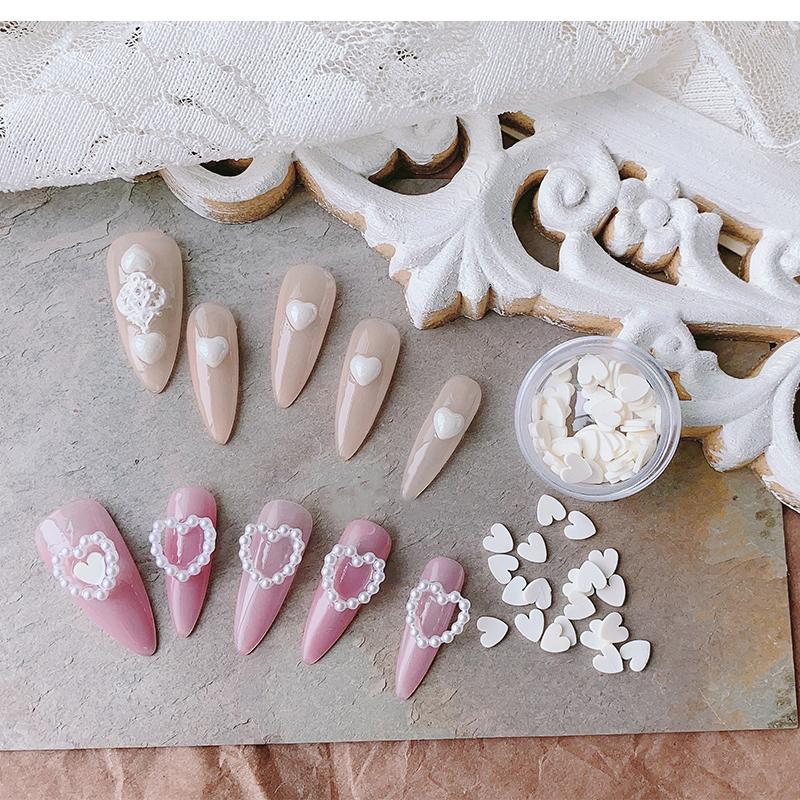 Nail Art Decorations 30/100pcs Mixed Shape Accessories White Resin Heart Bowknot Cartoon Fingernail DIY Decoration
Nail Art Decorations 30/100pcs Mixed Shape Accessories White Resin Heart Bowknot Cartoon Fingernail DIY Decoration