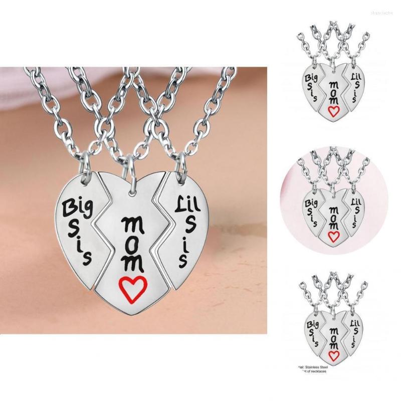 Chains Exquisite 3Pcs/Set Terrific Curve Matching Mother Daughter Necklace Stainless Steel Necklaces Long-lasting For Souvenir
Chains Exquisite 3Pcs/Set Terrific Curve Matching Mother Daughter Necklace Stainless Steel Necklaces Long-lasting For Souvenir