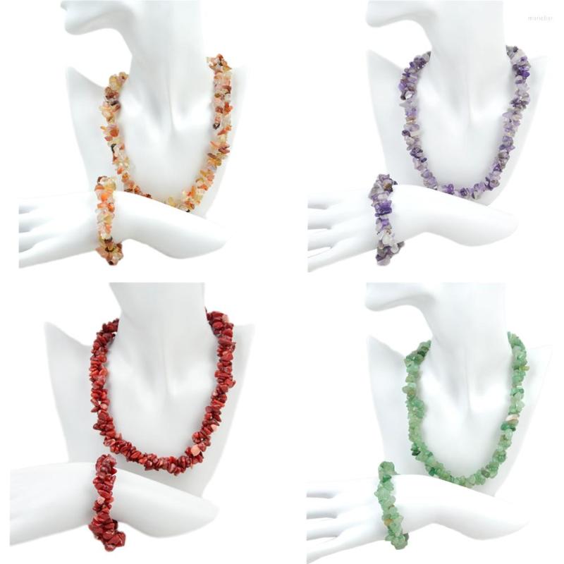Necklace Earrings Set 2pcs Crystal Aventurine Agate Natural Stone Bracelet Statement Jewelry Bohemian Choker Bangle Women Party Gifts, Picture shown
Necklace Earrings Set 2pcs Crystal Aventurine Agate Natural Stone Bracelet Statement Jewelry Bohemian Choker Bangle Women Party Gifts, Picture shown