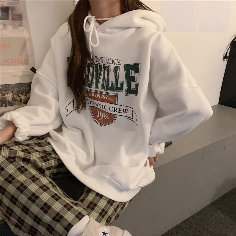 Women' Hoodies Korean Fashion For Women Warm Fleece Gray White Hoodie Sweatshirt Female Winter Loose Leisure Print Hooded Clothes Tops
Women' Hoodies Korean Fashion For Women Warm Fleece Gray White Hoodie Sweatshirt Female Winter Loose Leisure Print Hooded Clothes Tops