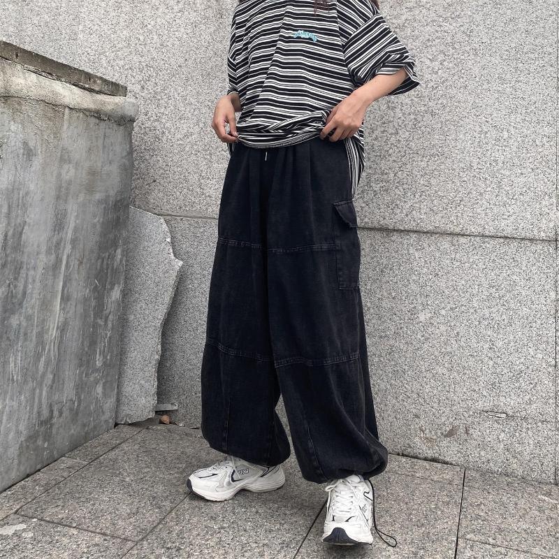 Women's Pants Japanese Harajuku Vintage 90S Streetwear Pocket Cargo For Women Wide Leg Oversize High Waist Drawstring Sweatpants
Women's Pants Japanese Harajuku Vintage 90S Streetwear Pocket Cargo For Women Wide Leg Oversize High Waist Drawstring Sweatpants
