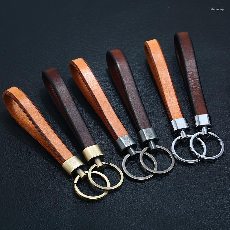 Keychains Vintage Handmade Leather Key Chains Simple Style Zinc Alloy Car Keychain Women's Men's Ornament Friend Gift Accessories
Keychains Vintage Handmade Leather Key Chains Simple Style Zinc Alloy Car Keychain Women's Men's Ornament Friend Gift Accessories