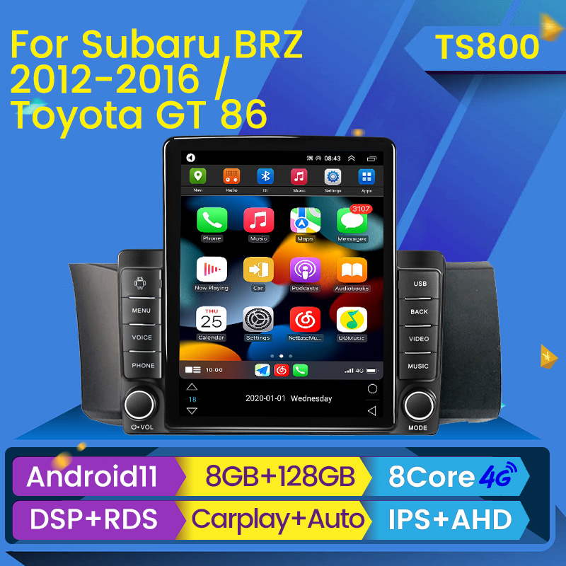 Android Car dvd Radio Player for Subaru BRZ/Scion FRS/Toyota-GT86 2012-2016 Tesla Style GPS Navigation Carplay Auto Head Unit
Android Car dvd Radio Player for Subaru BRZ/Scion FRS/Toyota-GT86 2012-2016 Tesla Style GPS Navigation Carplay Auto Head Unit
