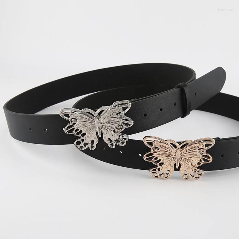 Belts Fashion Women Belt Designer Brand Metal Butterfly Buckle Waist Strap Female Jeans Dress Trouser Clothes Decorative Waistband, Black
Belts Fashion Women Belt Designer Brand Metal Butterfly Buckle Waist Strap Female Jeans Dress Trouser Clothes Decorative Waistband, Black