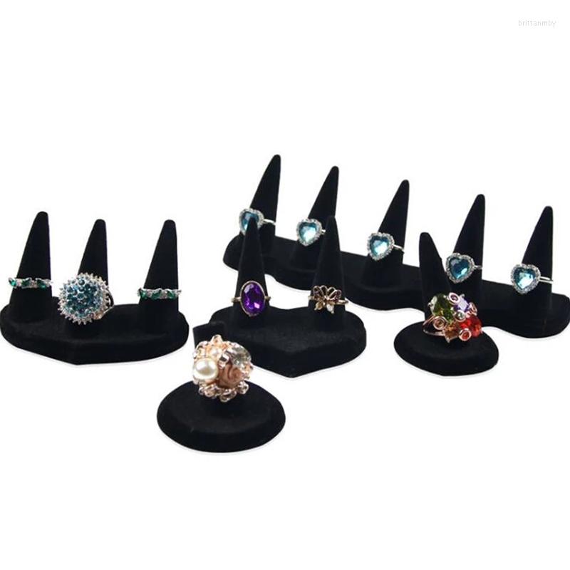 Jewelry Pouches 1pcs Multi-Finger Tip Mountain Ring Display Velvet Stand Holder Showcase Organizer Black
Jewelry Pouches 1pcs Multi-Finger Tip Mountain Ring Display Velvet Stand Holder Showcase Organizer Black