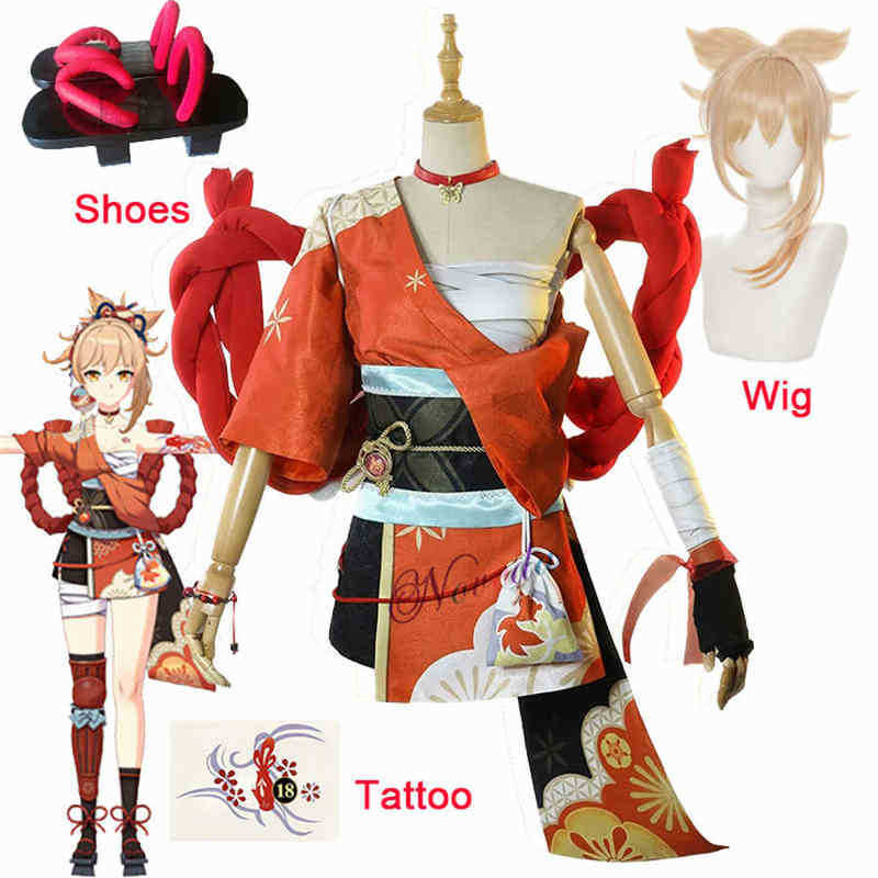 Anime Costumes Genshin Impact Naganohara Yoimiya Cosplay Cold Wig Anime Game Genshin Cosplay Kimono Dress For Women J220915
Anime Costumes Genshin Impact Naganohara Yoimiya Cosplay Cold Wig Anime Game Genshin Cosplay Kimono Dress For Women J220915