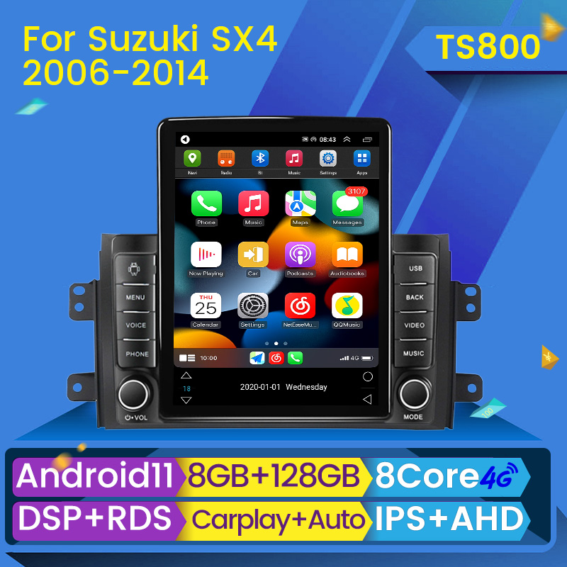 2 DIN Car dvd Android 11 Stereo Radio Multimedia Player for Suzuki SX4 2006-2013 Bluetooth WIFI 2 Din GPS Navigation 
2 DIN Car dvd Android 11 Stereo Radio Multimedia Player for Suzuki SX4 2006-2013 Bluetooth WIFI 2 Din GPS Navigation