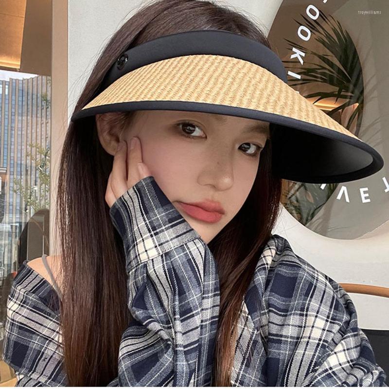 Berets 2022 Ladies Hat Sun Visor Cap Female Women's Hats Straw Beach For Women Luxury Designer Brand Girl, Black
Berets 2022 Ladies Hat Sun Visor Cap Female Women's Hats Straw Beach For Women Luxury Designer Brand Girl, Black