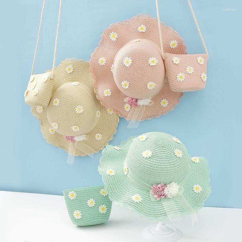 Berets Summer Girl Children 2 Pieces Set Straw Hat Handbag Flower Visor Cap Panama Gorros Kid Baby Sun, Beige bag
Berets Summer Girl Children 2 Pieces Set Straw Hat Handbag Flower Visor Cap Panama Gorros Kid Baby Sun, Beige bag