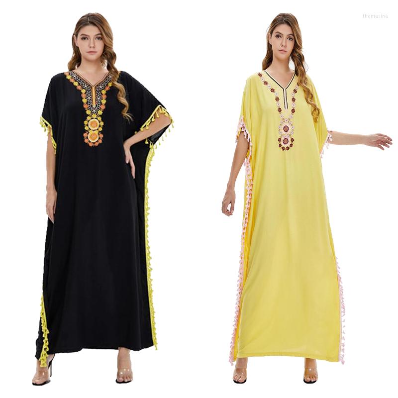 Ethnic Clothing Summer Ramadan Turkey Muslim Dress Eid Women Abaya Moroccan Kaftan Islamic Hijab Dubai Robe Elegant Vestidos
Ethnic Clothing Summer Ramadan Turkey Muslim Dress Eid Women Abaya Moroccan Kaftan Islamic Hijab Dubai Robe Elegant Vestidos