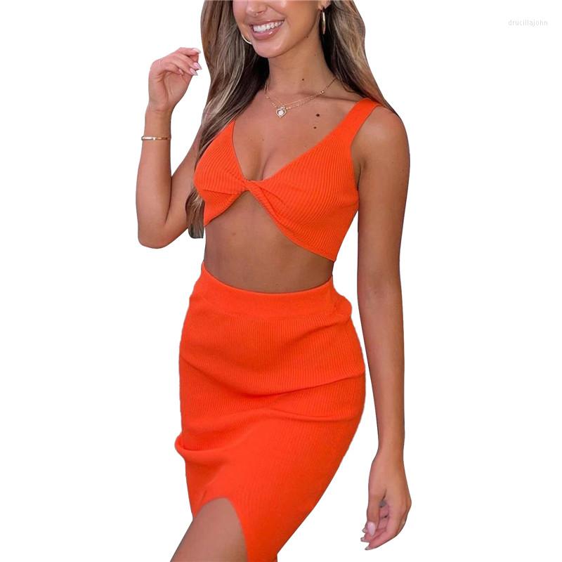 Work Dresses Sexy Party 2 Piece Set Women 2022 Plus Size Twist Crop Top Side Split Mini Skirts Matching Sets Clubwear Two Outfits
Work Dresses Sexy Party 2 Piece Set Women 2022 Plus Size Twist Crop Top Side Split Mini Skirts Matching Sets Clubwear Two Outfits