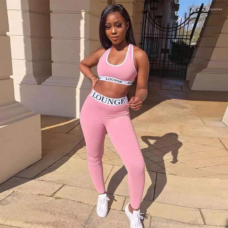 Women's Two Piece Pants Sexy Tracksuits Sport Clothes For Women LOUNGE Letter Print Tank Crop Top And Skinny Legging Active Wear Matching, Black
Women's Two Piece Pants Sexy Tracksuits Sport Clothes For Women LOUNGE Letter Print Tank Crop Top And Skinny Legging Active Wear Matching, Black