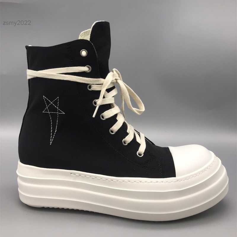 Skate Shoes Height Increasing Shoes Rick Star Embroidery Double Thick Bottom Owens Mens Canvas Sneaker DRK Boots Retro Board Trend Shoes, All black
Skate Shoes Height Increasing Shoes Rick Star Embroidery Double Thick Bottom Owens Mens Canvas Sneaker DRK Boots Retro Board Trend Shoes, All black