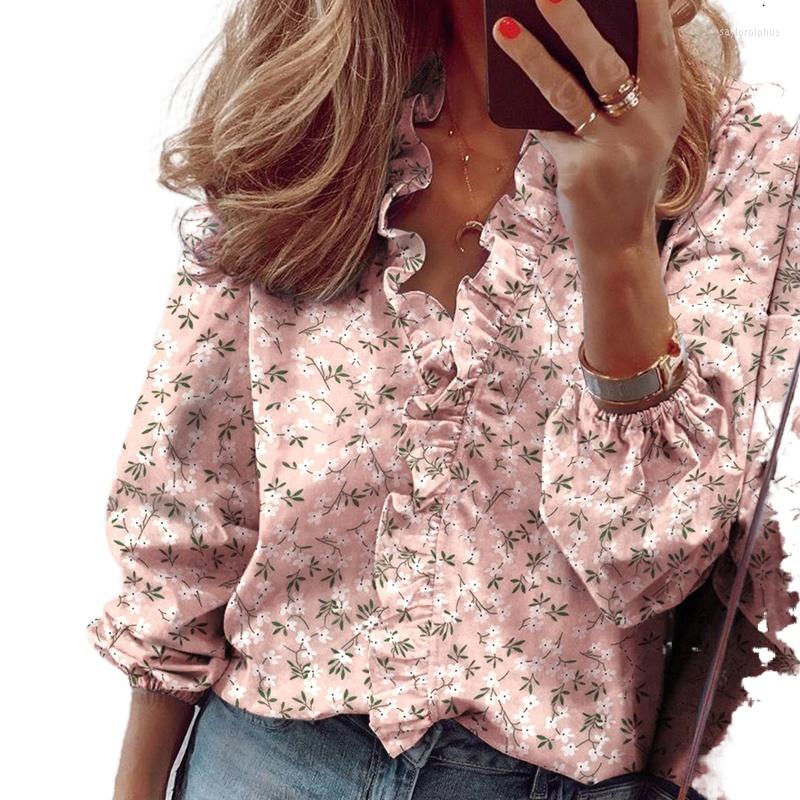 Women' Blouses Spring Lady Tops Women EA Solid Ruffle Female Shirt V-Neck Full Sleeve Blue Casual Ladies Blouse Print Shirts Woman Clothing, Green
Women' Blouses Spring Lady Tops Women EA Solid Ruffle Female Shirt V-Neck Full Sleeve Blue Casual Ladies Blouse Print Shirts Woman Clothing, Green