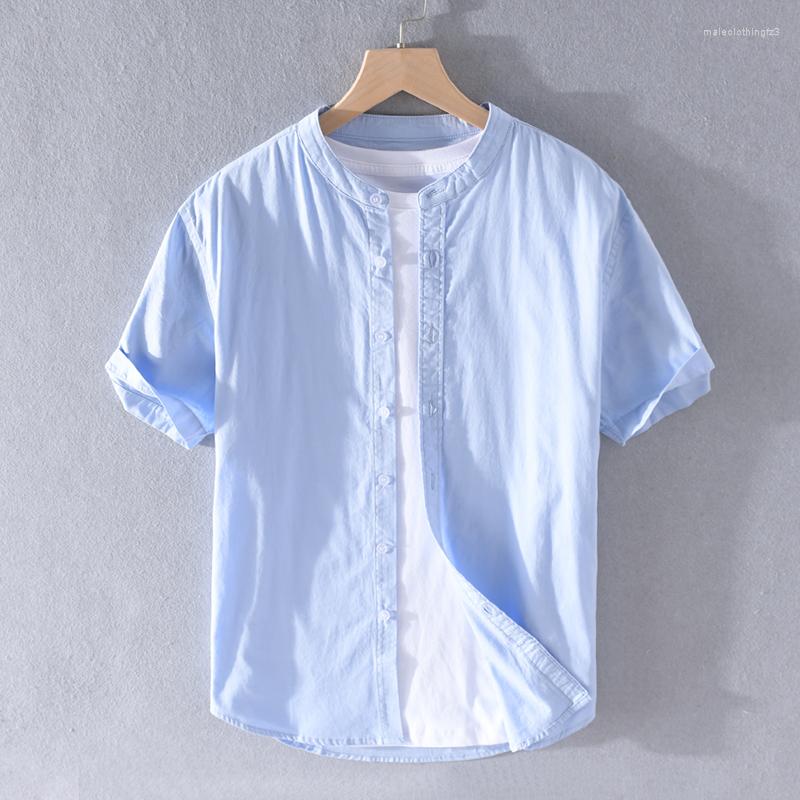 Men's Casual Shirts Summer Style Italy Men Brand Cotton Shirt For White Stand Collar Fashion Mens Tops Chemise Overhemd, Gray
Men's Casual Shirts Summer Style Italy Men Brand Cotton Shirt For White Stand Collar Fashion Mens Tops Chemise Overhemd, Gray