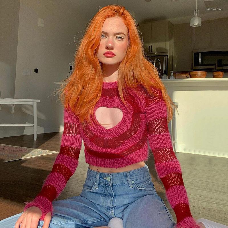 Women' Sweaters Women 2022 Spring Autumn Love Color Contrast Hollow Out Slim Fit Short Pullover Navel Exposed Long Sleeve Tops, Picture shown
Women' Sweaters Women 2022 Spring Autumn Love Color Contrast Hollow Out Slim Fit Short Pullover Navel Exposed Long Sleeve Tops, Picture shown