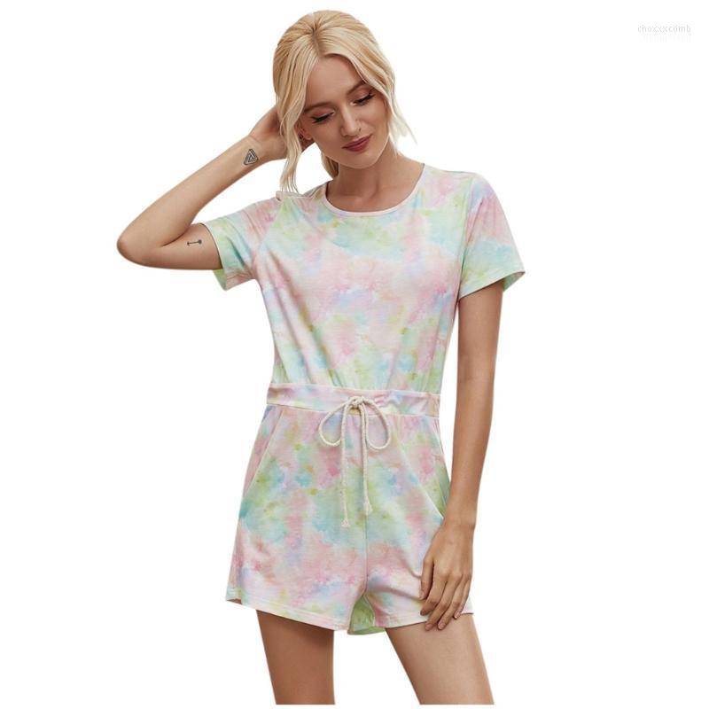 Women' Jumpsuits Women' & Rompers Womail Summer Tie Dye Print Jumpsuit Shorts Casual Loose O-neck Beach Short Sleeve Bodycon Sexy, Gn
Women' Jumpsuits Women' & Rompers Womail Summer Tie Dye Print Jumpsuit Shorts Casual Loose O-neck Beach Short Sleeve Bodycon Sexy, Gn