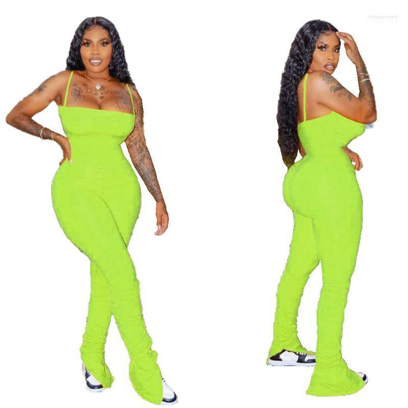 Women's Jumpsuits Women's & Rompers Sleeveless Skinny Summer Womens Jumpsuit Stacked Flare Pants Sexy Women Solid Playsuit Sport Casual, Yellow
Women's Jumpsuits Women's & Rompers Sleeveless Skinny Summer Womens Jumpsuit Stacked Flare Pants Sexy Women Solid Playsuit Sport Casual, Yellow