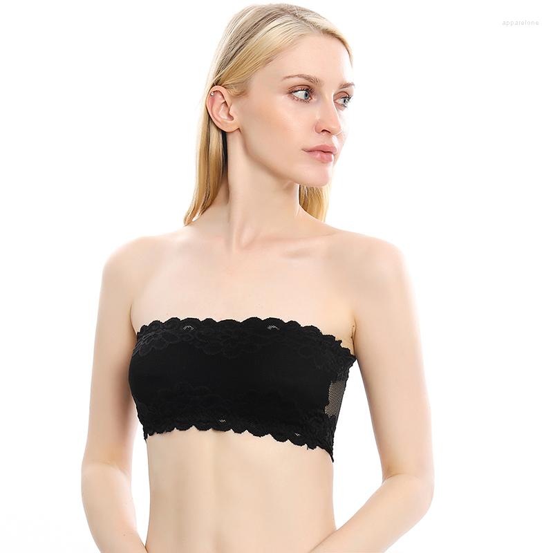 Bustiers & Corsets 1pcs Sexy Women's Lace Floral Bralet Bra Bustier Back Closure Bandeau Crop Top Padded Bralette Strapless Tube Lingerie, Black
Bustiers & Corsets 1pcs Sexy Women's Lace Floral Bralet Bra Bustier Back Closure Bandeau Crop Top Padded Bralette Strapless Tube Lingerie, Black