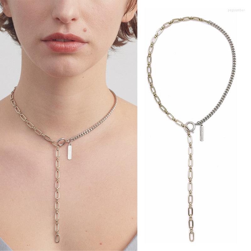 Choker LONDANY Necklace Jewelry Gold And Silver Color Matching Chain Metal Romantic Su Long Women's Sweater
Choker LONDANY Necklace Jewelry Gold And Silver Color Matching Chain Metal Romantic Su Long Women's Sweater